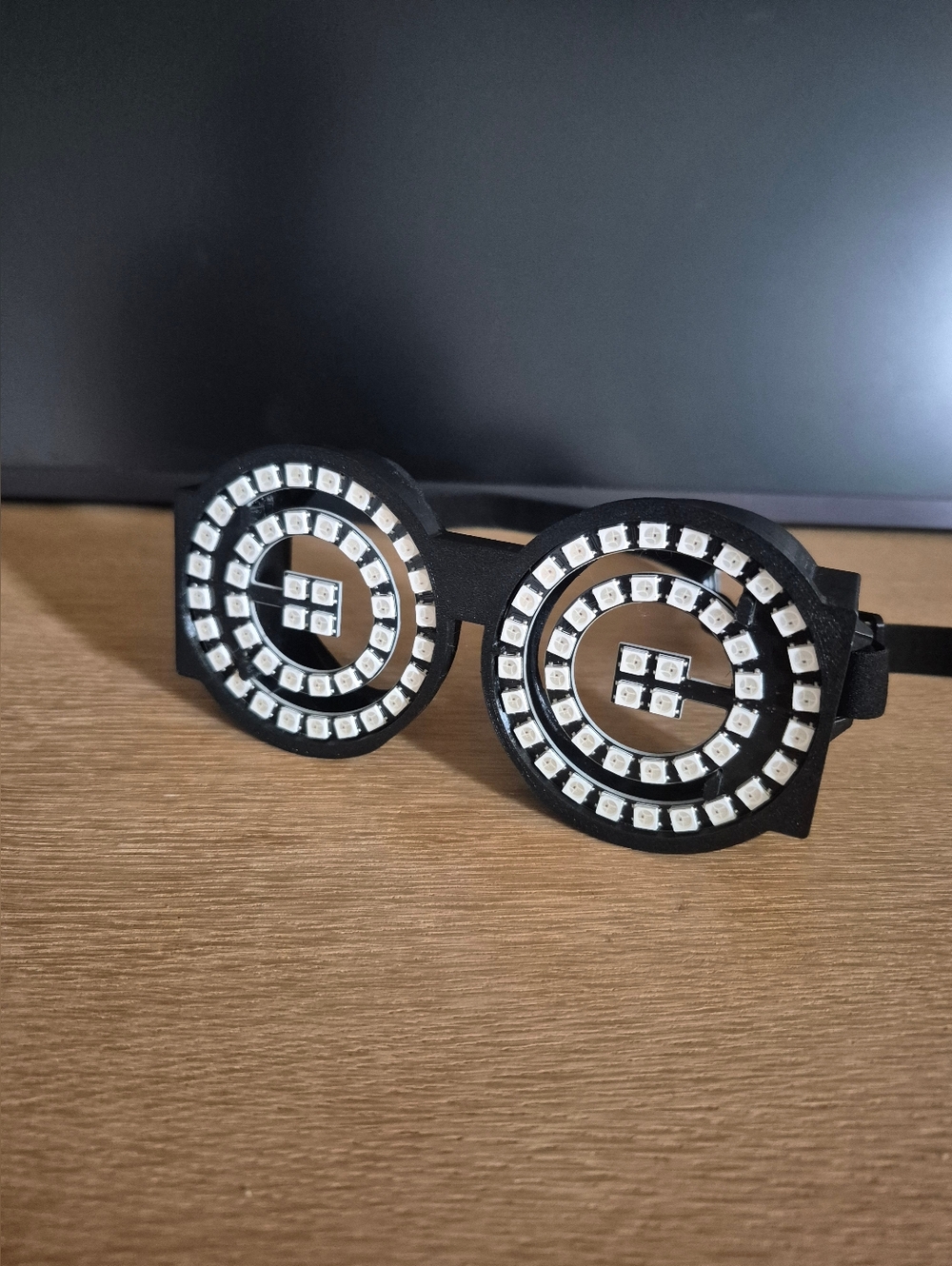 LED Spiral Party Goggles - Arcane Lights Festival Rezz
